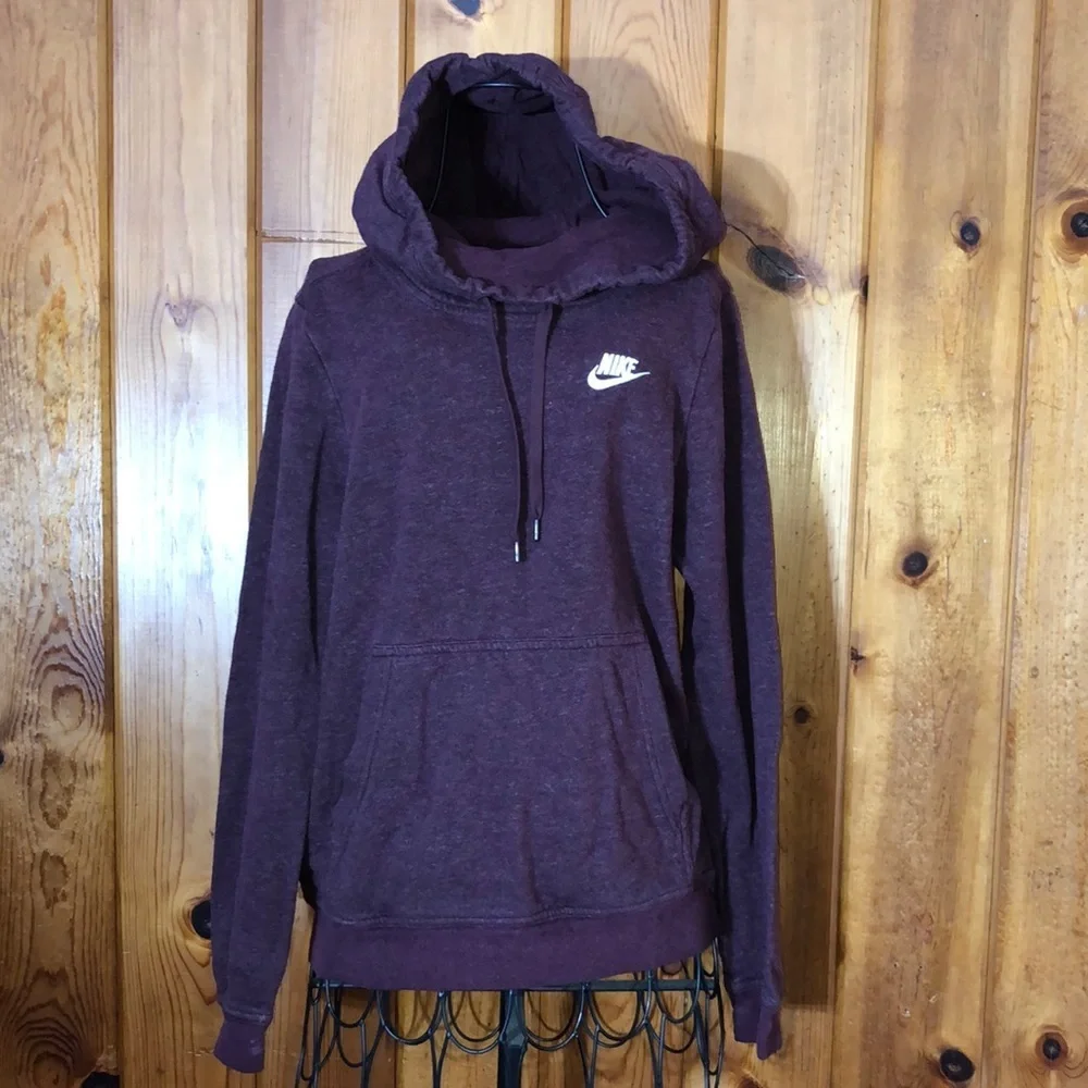 Nike classic purple hoodie size XS vintage classic hoodie cowl neck sweatshirt - Picture 2 of 7